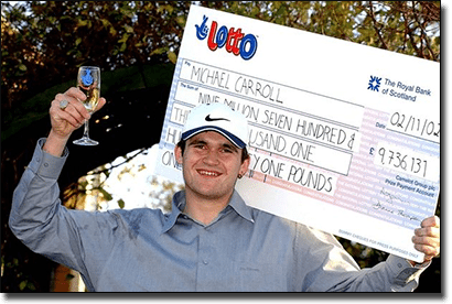Michael Carroll - past lottery winner
