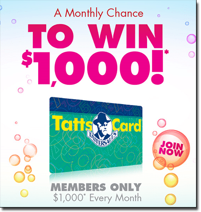 Tattscard loyalty program for Australian lotto players