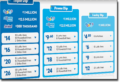 strike numbers lotto nz