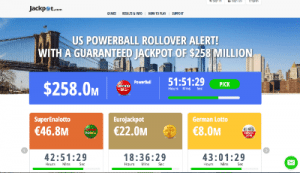 Jackpot.com online lotto site